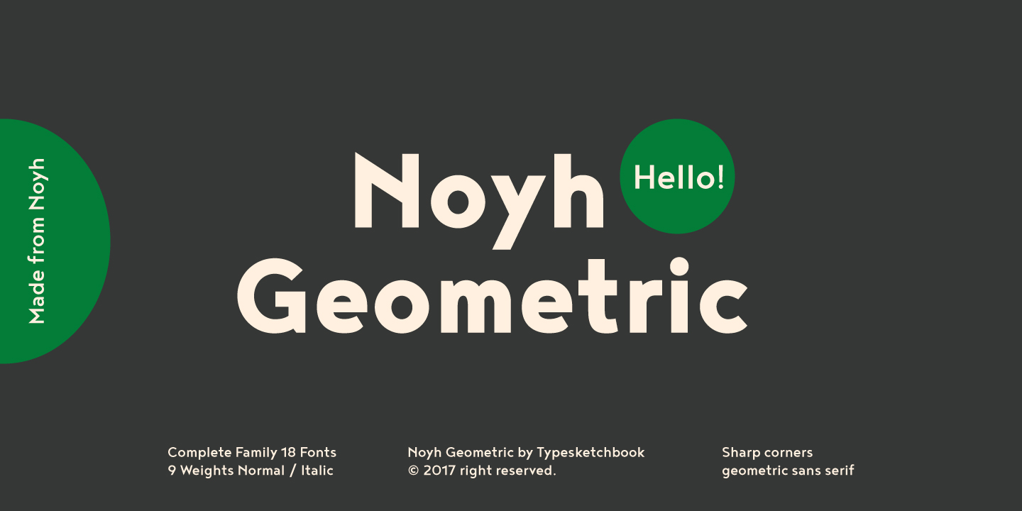 Font Noyh Geometric